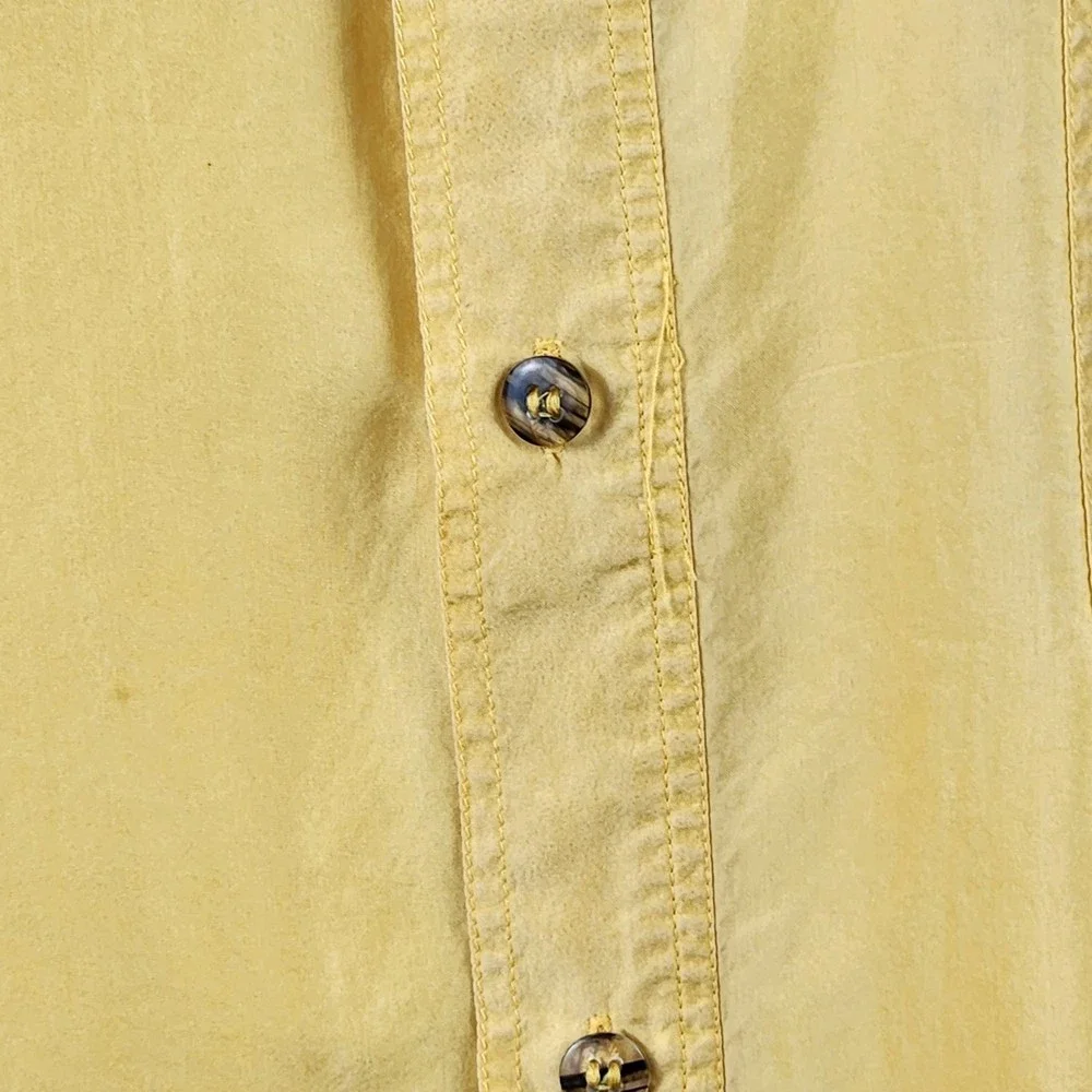 Luigi Lamberto Vintage Men's Silk Shirt Size M
